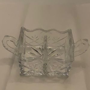 Godinger Glass Crystal Sugar Packet Caddy.